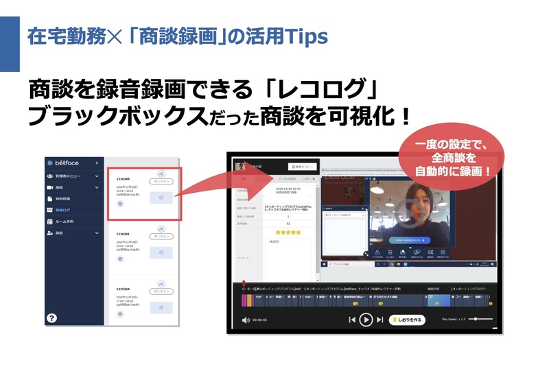 在宅勤務×商談録画の活用Tips1：商談を可視化する